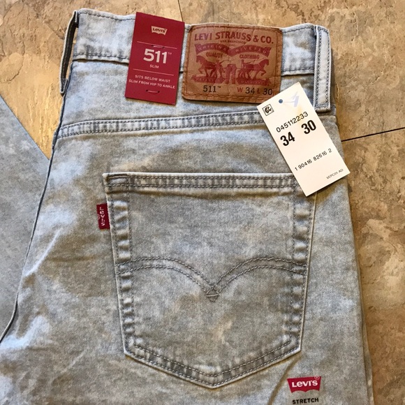 levi's 511 acid wash jeans